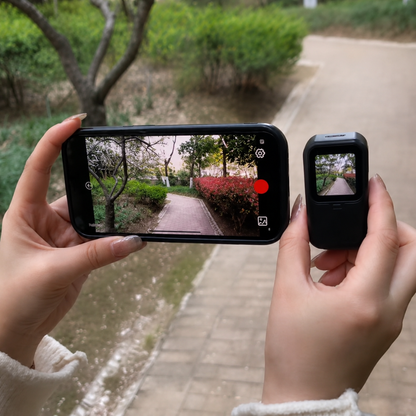 Vixly Tech 4K Mini POV Camera with EIS – Compact Wearable Action Camera